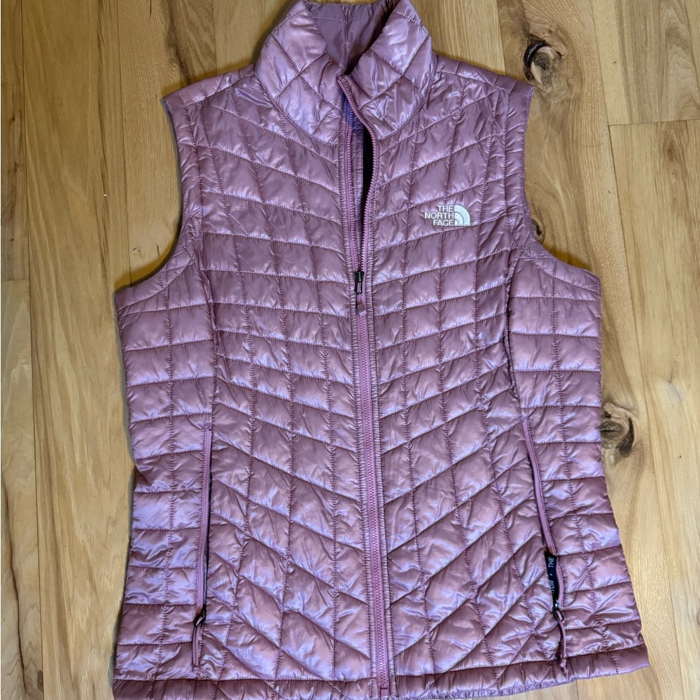 Pink North Face Vest